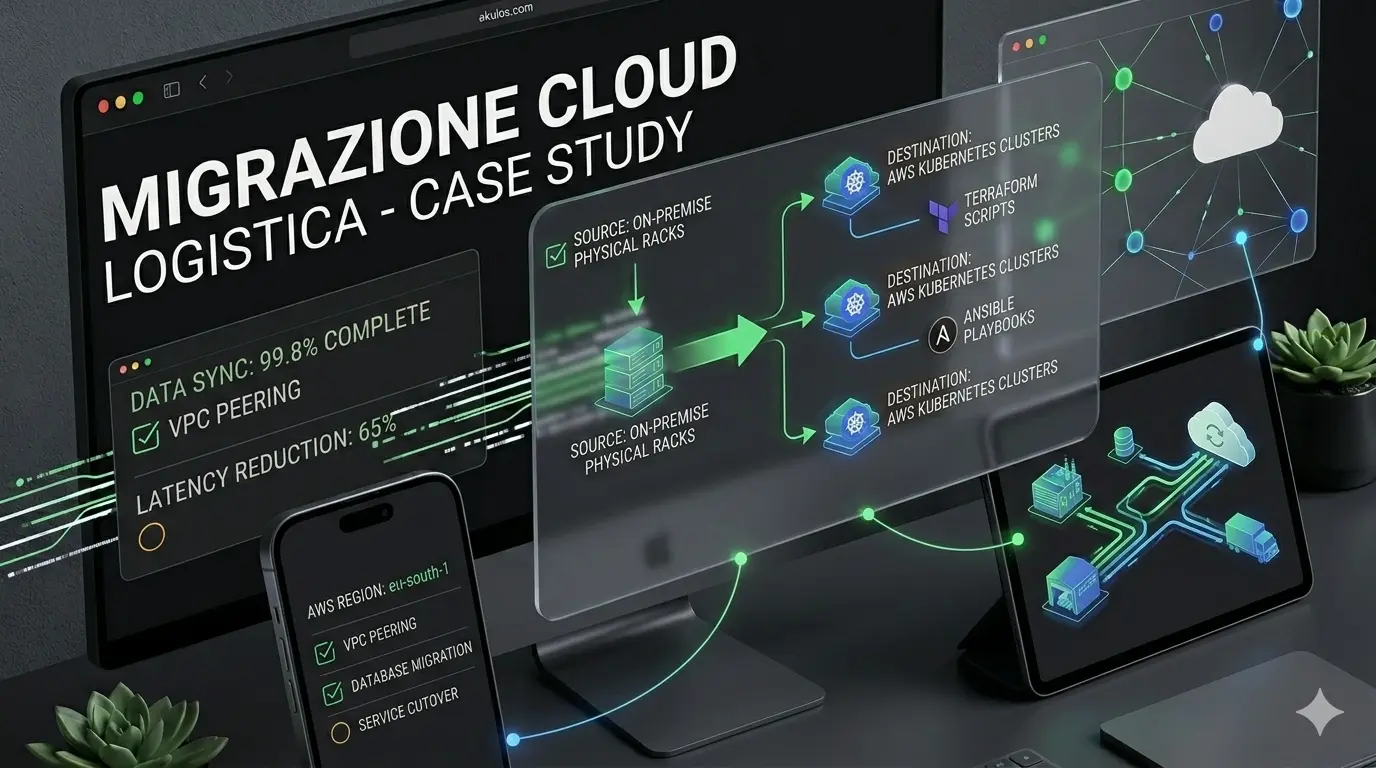 Da server fisici ad AWS in 12 settimane